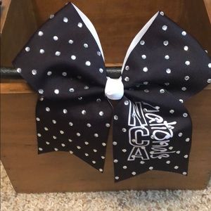 NCA Nationals Black Cheer Bow